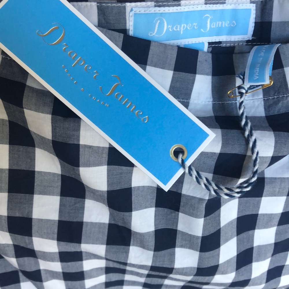 NWT Draper James Dolly Check Flutter Skirt - Picture 2 of 6